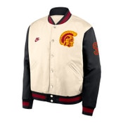USC Trojans Men's Nike Cream Tommy Head Legacy Bomber Jacket